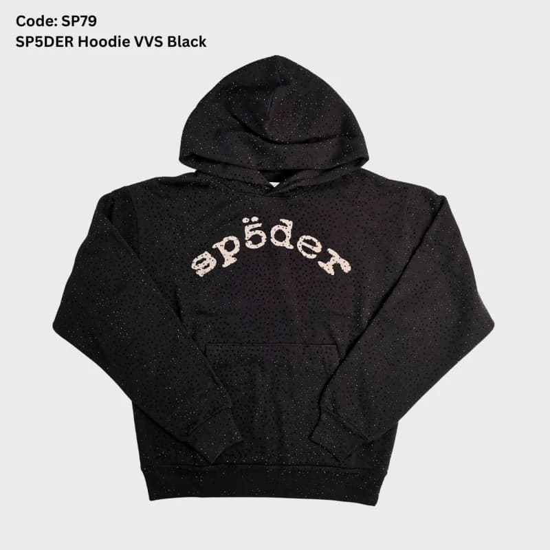 Sp5der Hoodie VVS Black