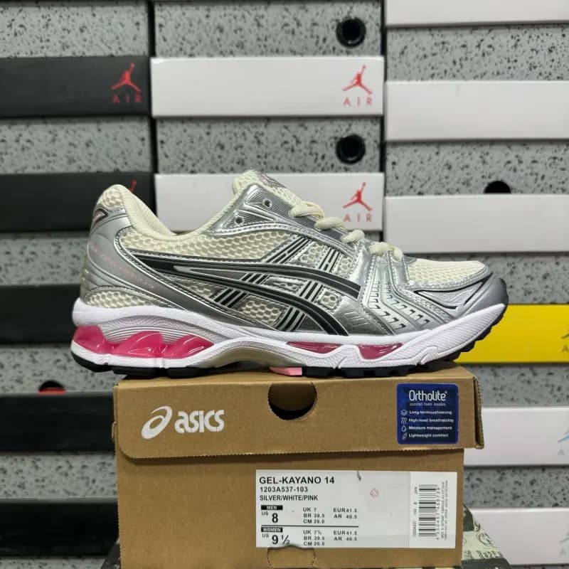 Asics GEL-KAYANO 14 Silver/White/Pink
