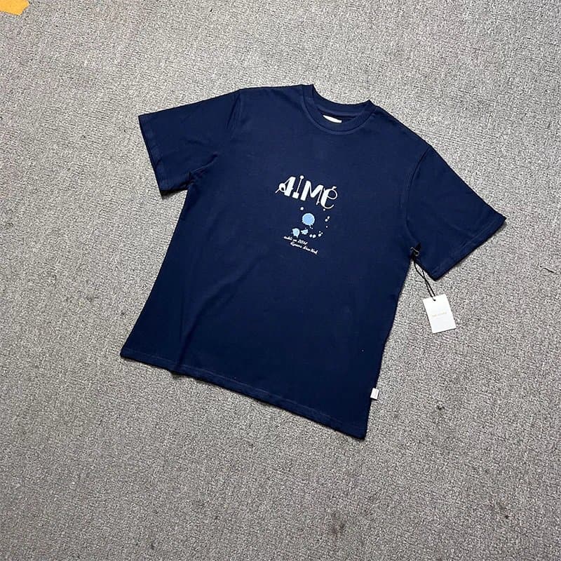 Graphic Tee Aime Logo Print