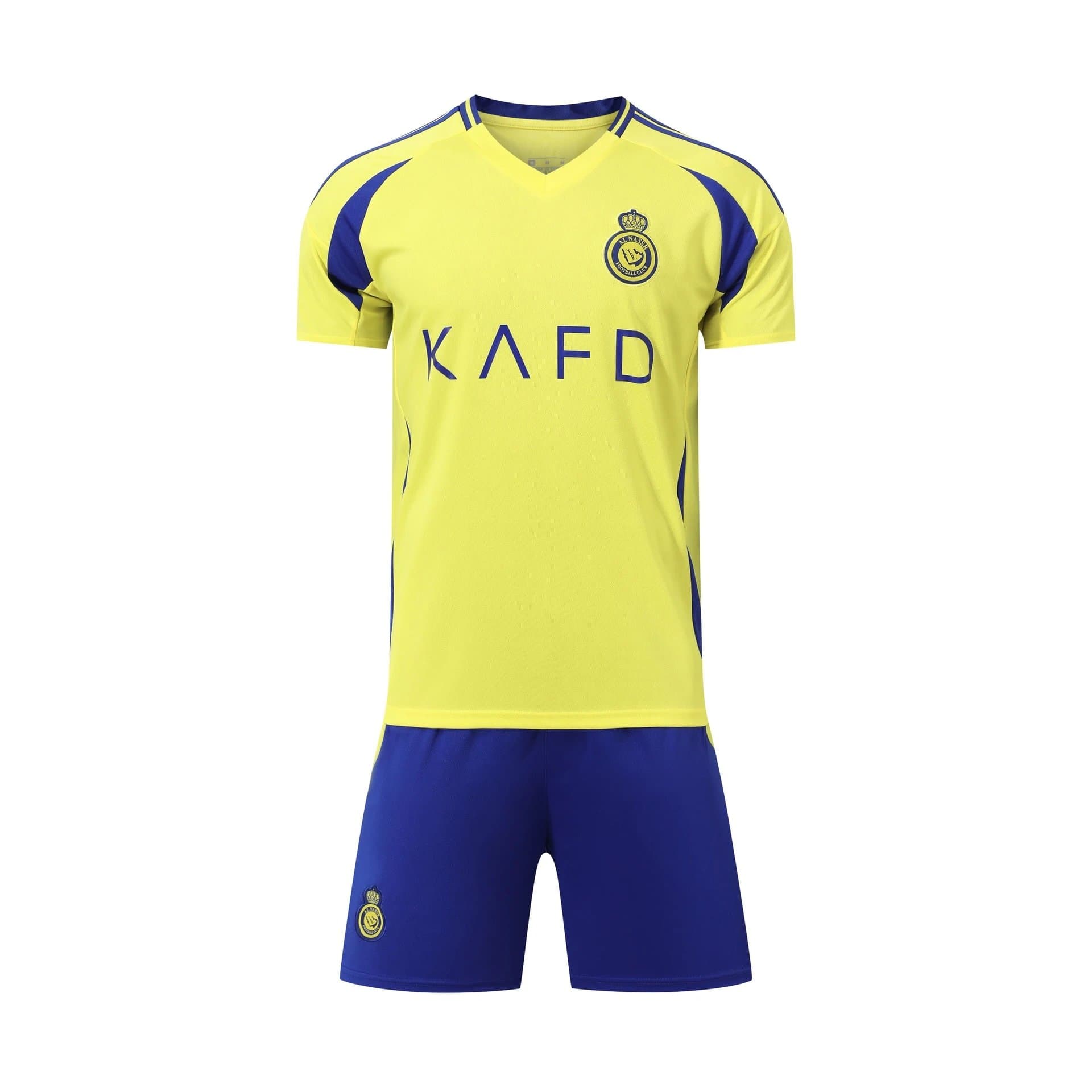 Adidas Al Nassr Home Kit 2023-24 Yellow
