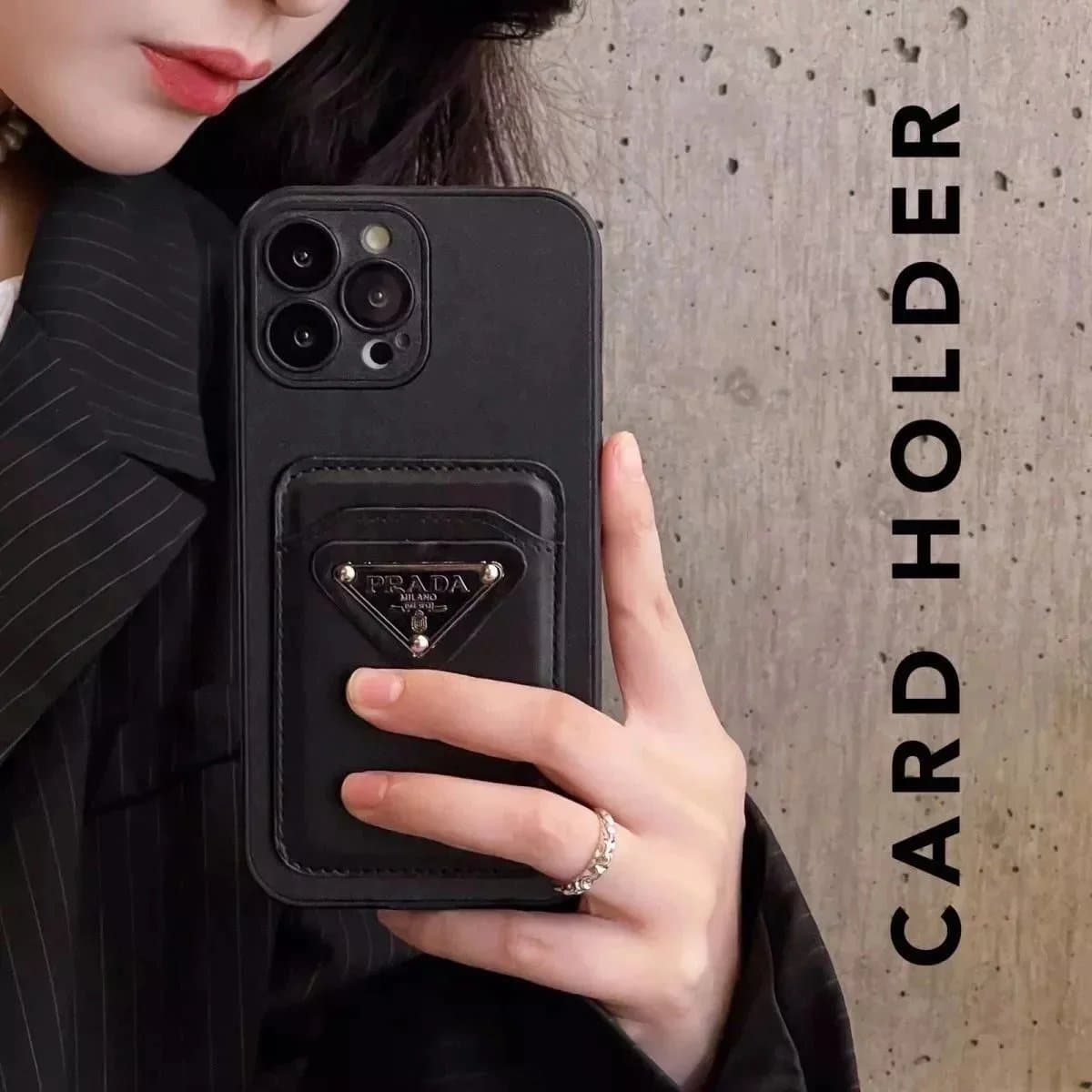 Prada Card Holder Phone Case