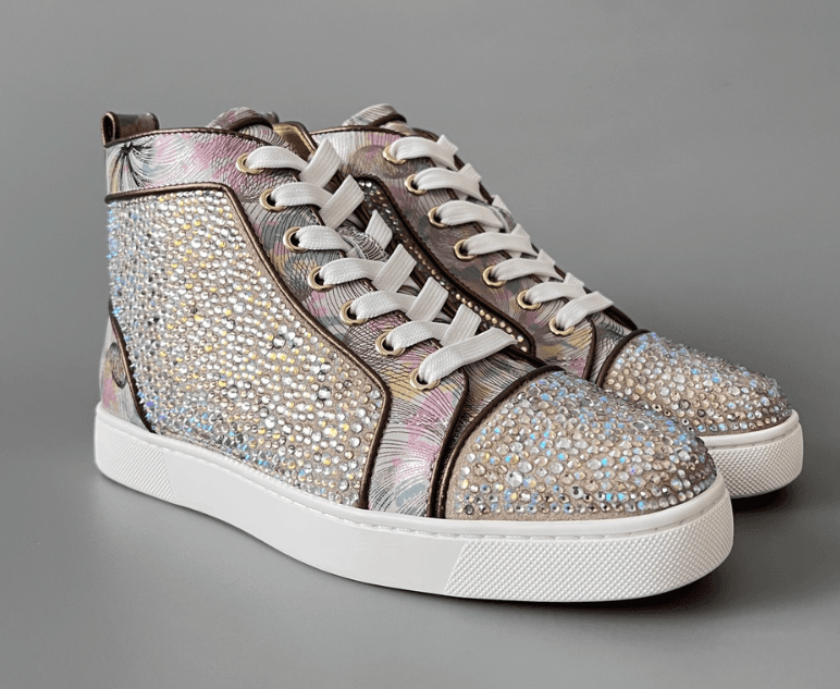 Christian Louboutin Louis Junior Crystal-Embellished