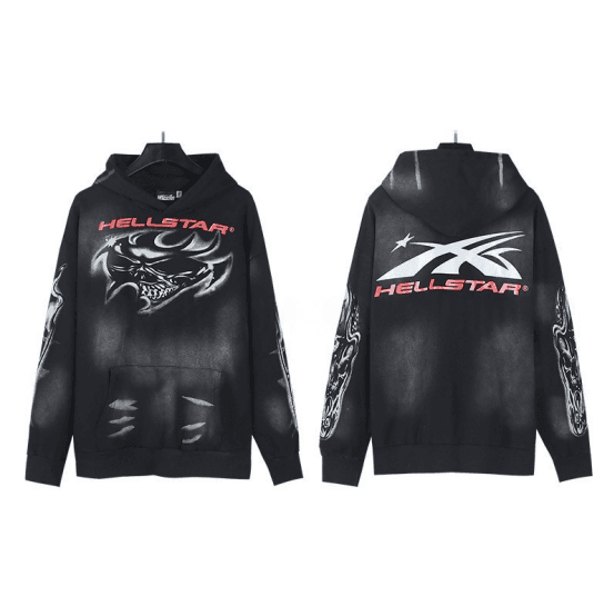 Hellstar Hoodie Dragon Graphic