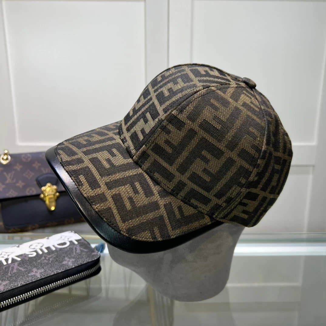 Fendi Baseball Cap FF Logo Monogram