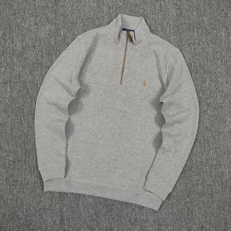 Polo Ralph Lauren Quarter-Zip Pullover Heather Grey