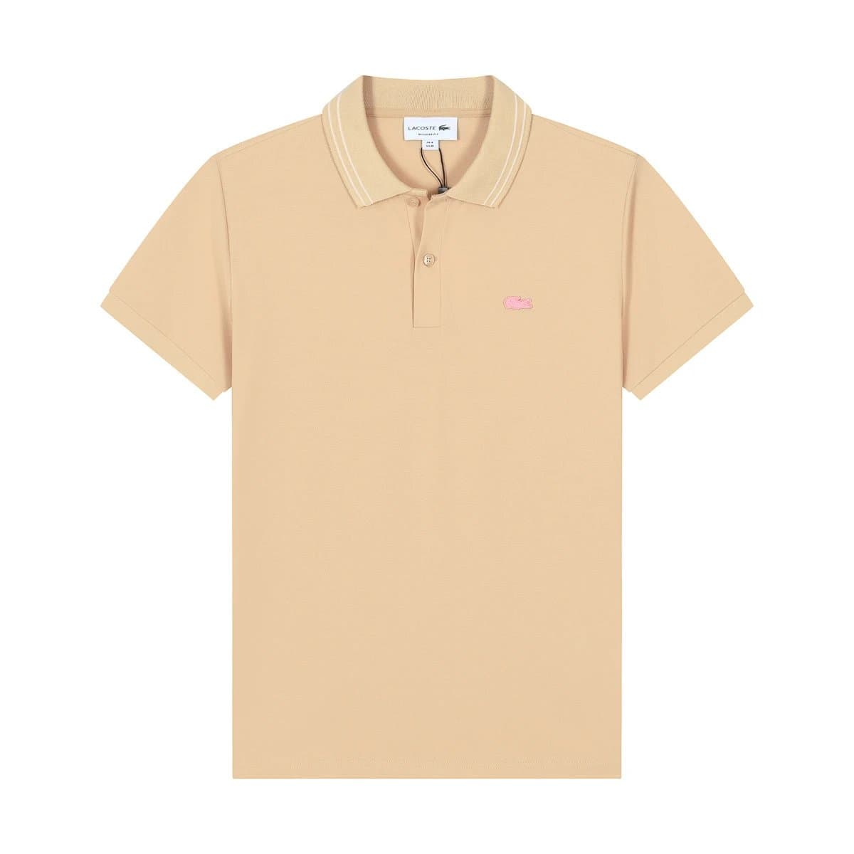 Lacoste Polo Shirt Pink Croc