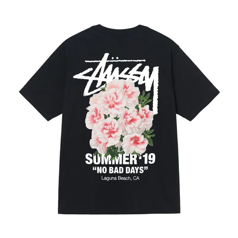 Stüssy Graphic Tee Surfer Logo — 黑色【康乃馨】