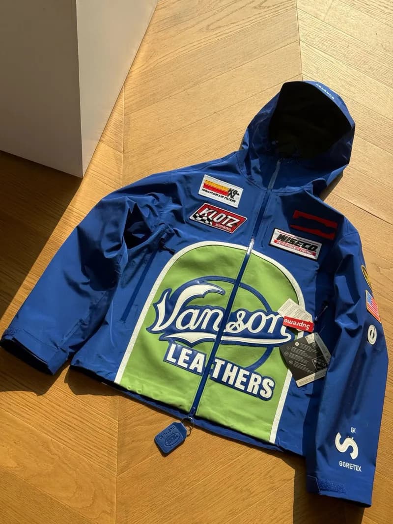 Supreme Racing Jacket Vanson Leathers