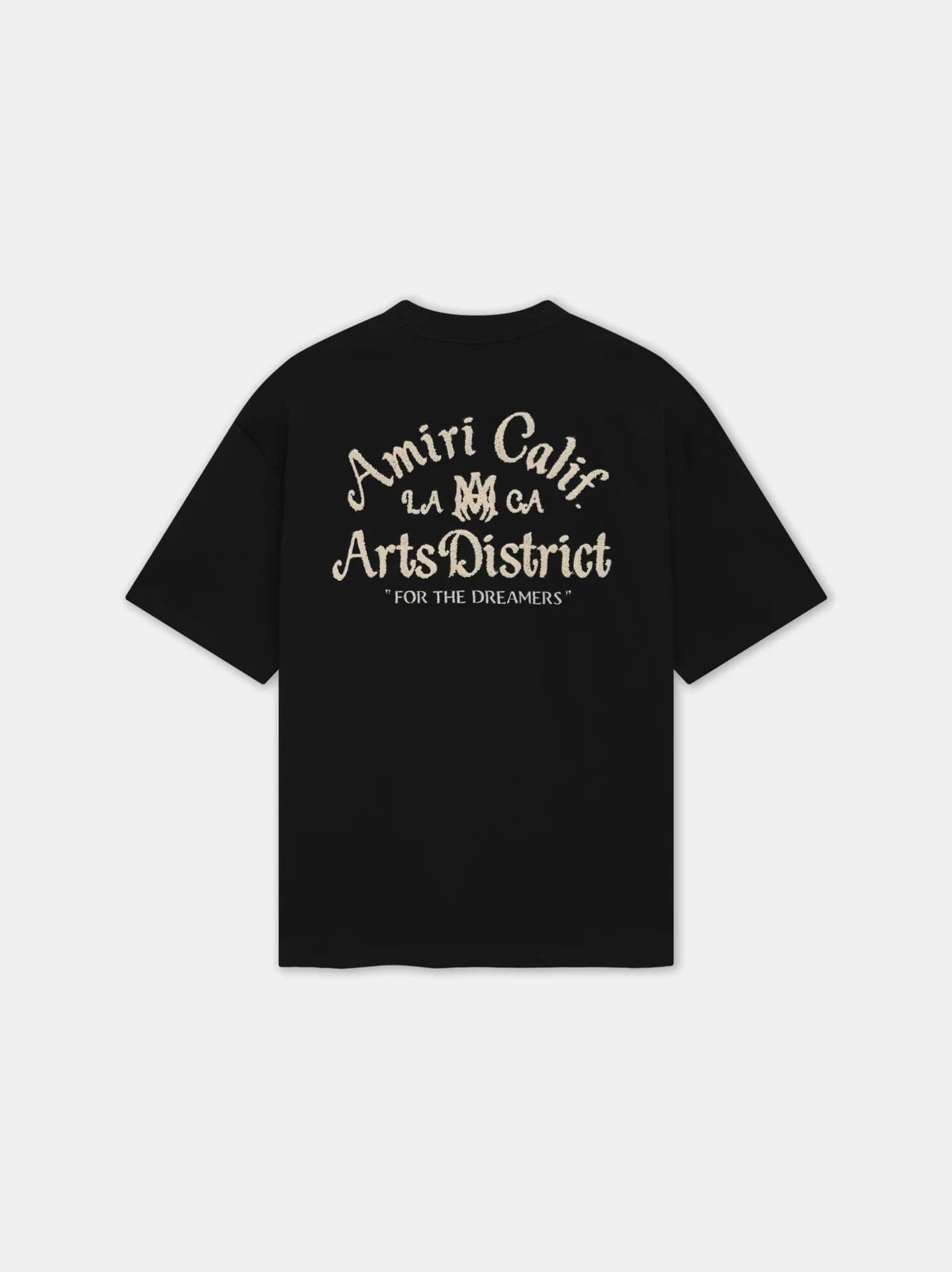 Amiri Graphic Tee Heart Wolf Print — 2077黑色