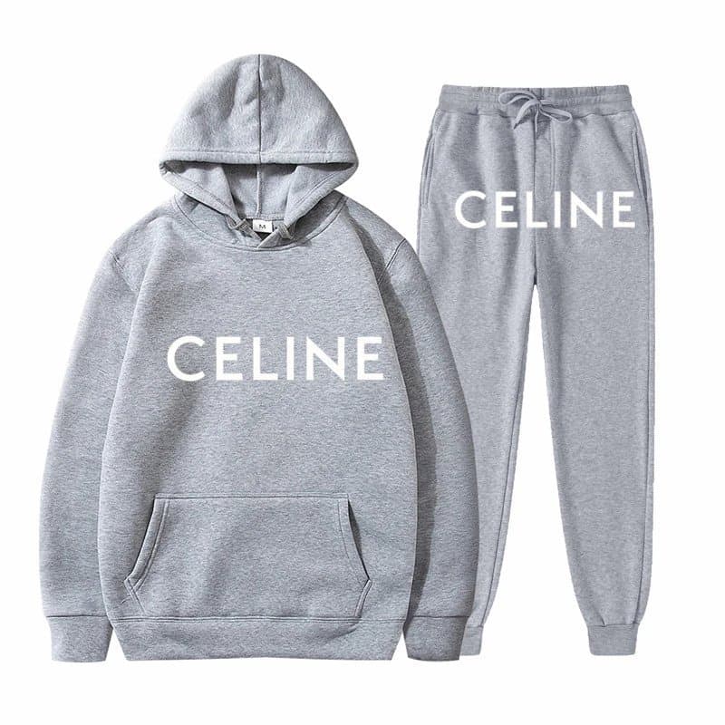 Celine Logo Joggers White Logo — 3
