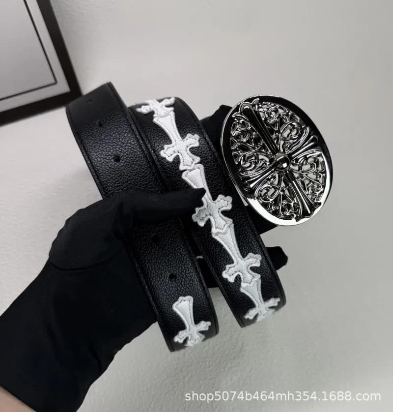 Chrome Hearts Cross Belt Embroidered Cross