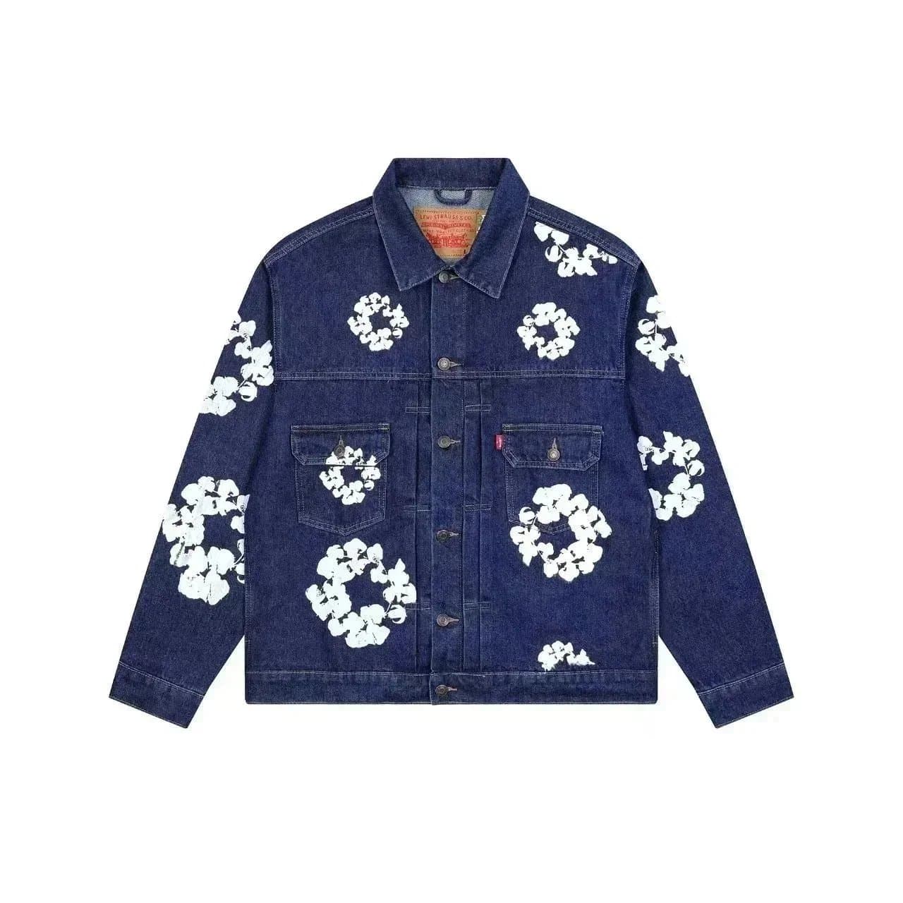 Levi's Denim Shorts Floral Print — BB010630012(高质量版本)