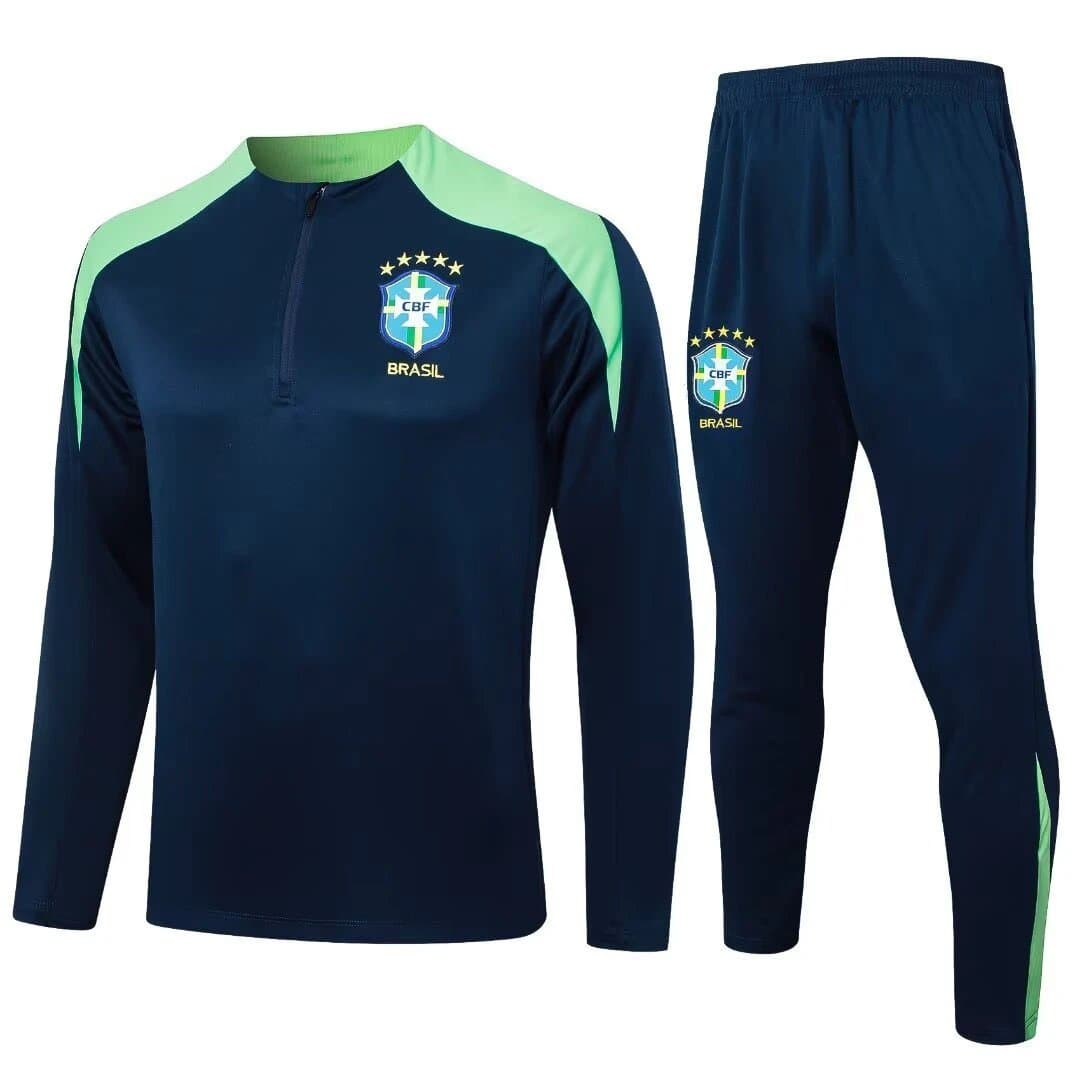 Adidas Training Set FFF Rooster — 24/25巴西宝蓝色