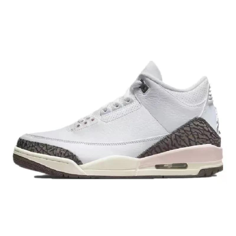 Air Jordan 3 White Purple — aj3-白棕粉樱花