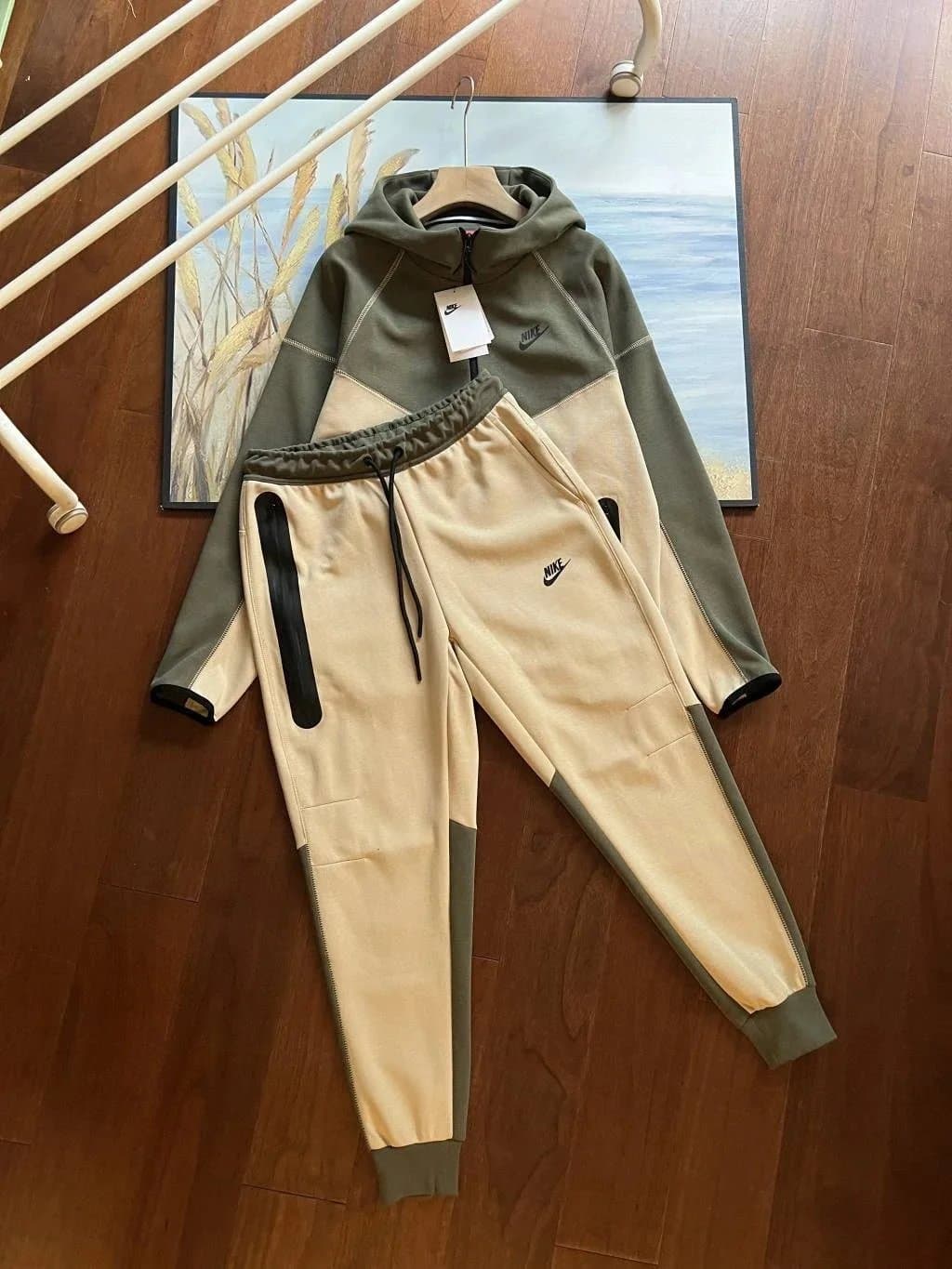 Nike Tech Fleece Joggers Olive — 28
