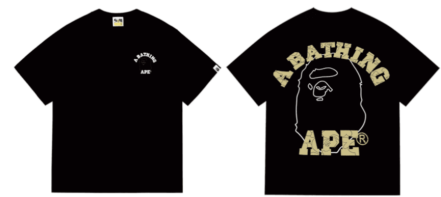 BAPE A Bathing Ape Tee Purple Camo Logo — 29