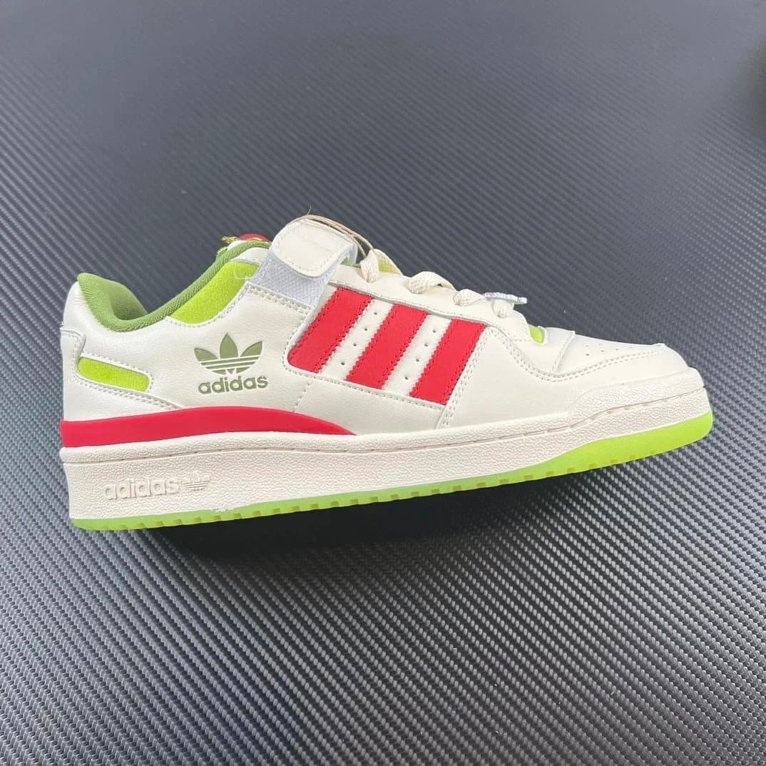 Adidas Forum Low White Red Lime