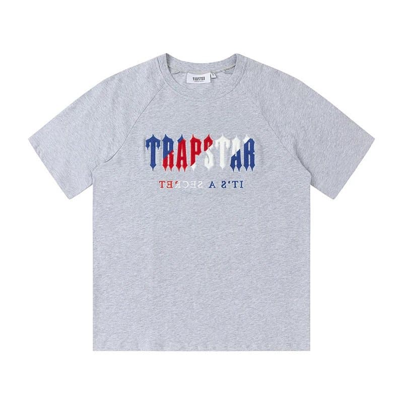 Corteiz Raglan Tee TRAPSTAR Logo — D603灰色短袖
