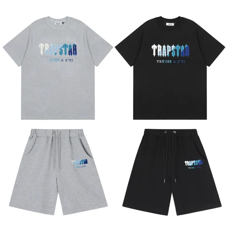 Trapstar Shorts Set It's A Secret Graphic