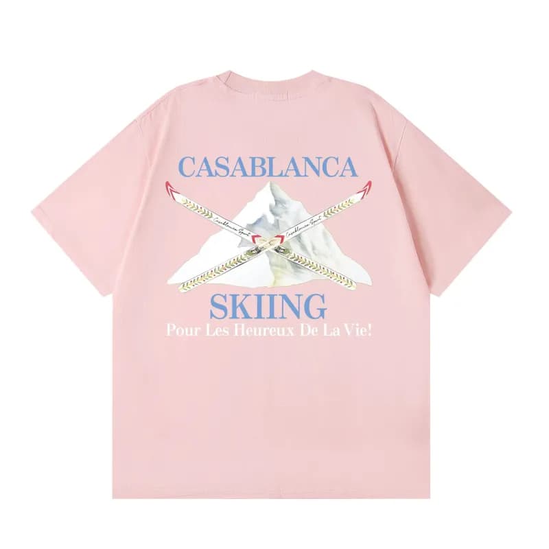 Casablanca Casa Sport Tee Triangle Graphic — C135 powder