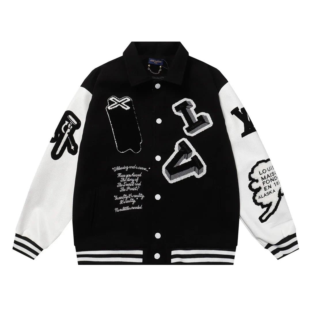 Louis Vuitton × Gallery Dept. Varsity Jacket Embroidered Monogram — 01