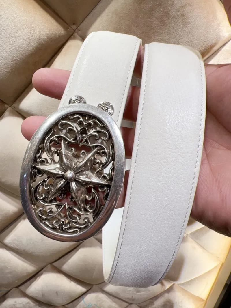 Chrome Hearts Cross Belt Embossed Cross — 图十六3.8cm宽