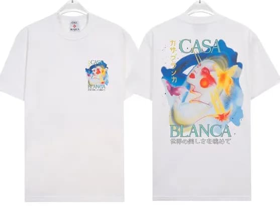 Casablanca Graphic T-Shirt Casa Blanca Print