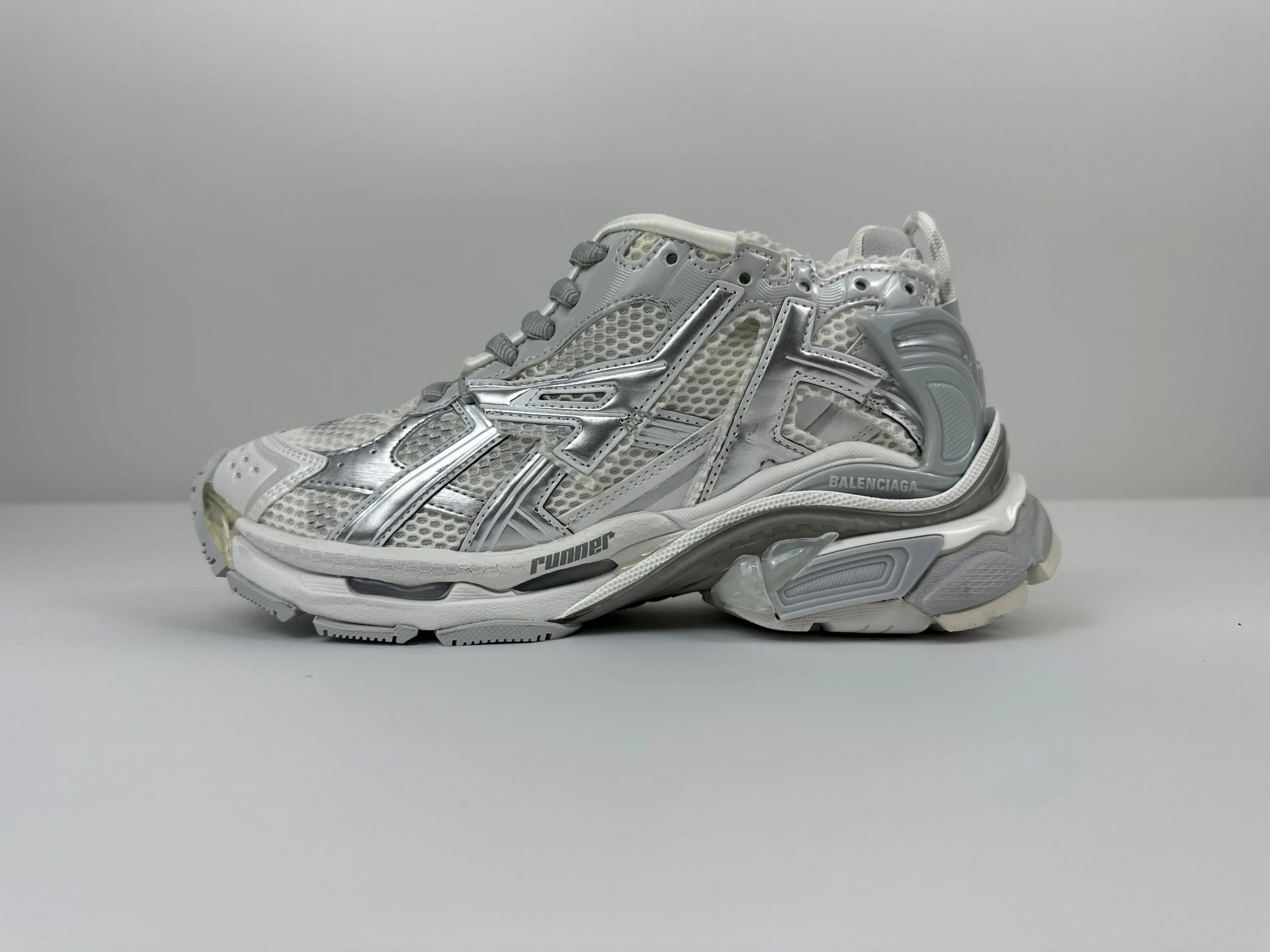 Balenciaga Speed Trainer Maroon Silver — 20