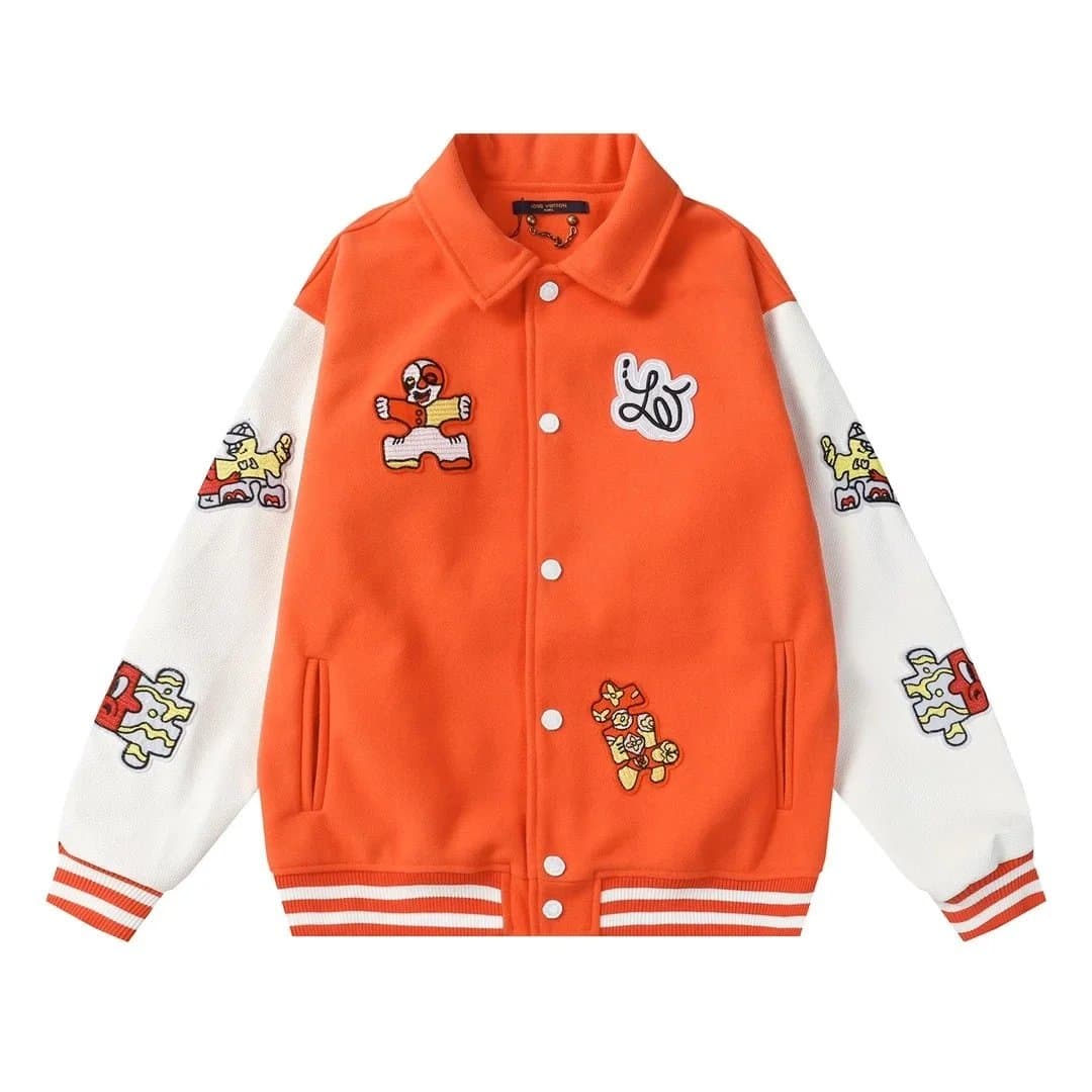 Louis Vuitton × Gallery Dept. Varsity Jacket Embroidered Monogram — 10