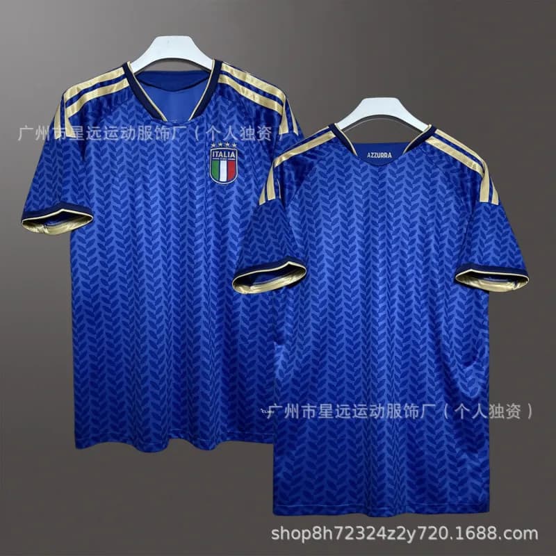 Italy National Team Jersey Azzurra Pattern