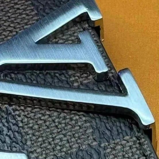 Louis Vuitton LV Belt Monogram Empreinte — 咖格银扣