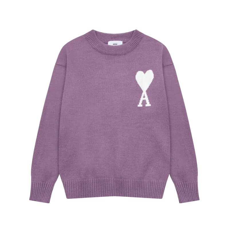 Amiri Knit Sweater Heart Logo — 36