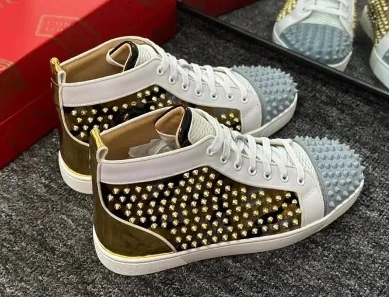 Christian Louboutin High-Top Sneaker Python-Embossed — 高帮24