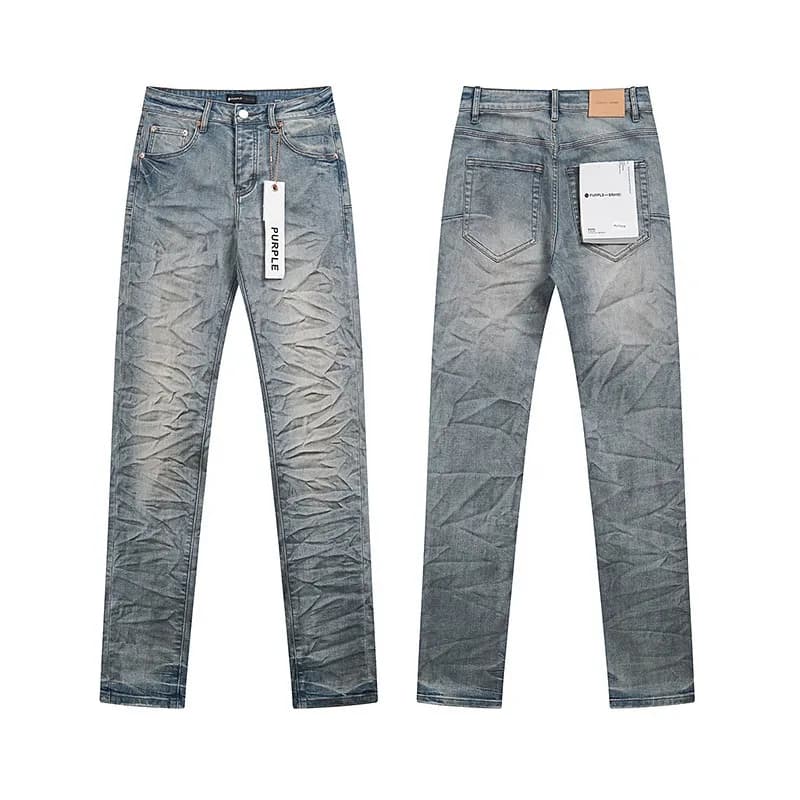 Denim Tears Embroidered Jeans Red Poppy Motif — PU7020