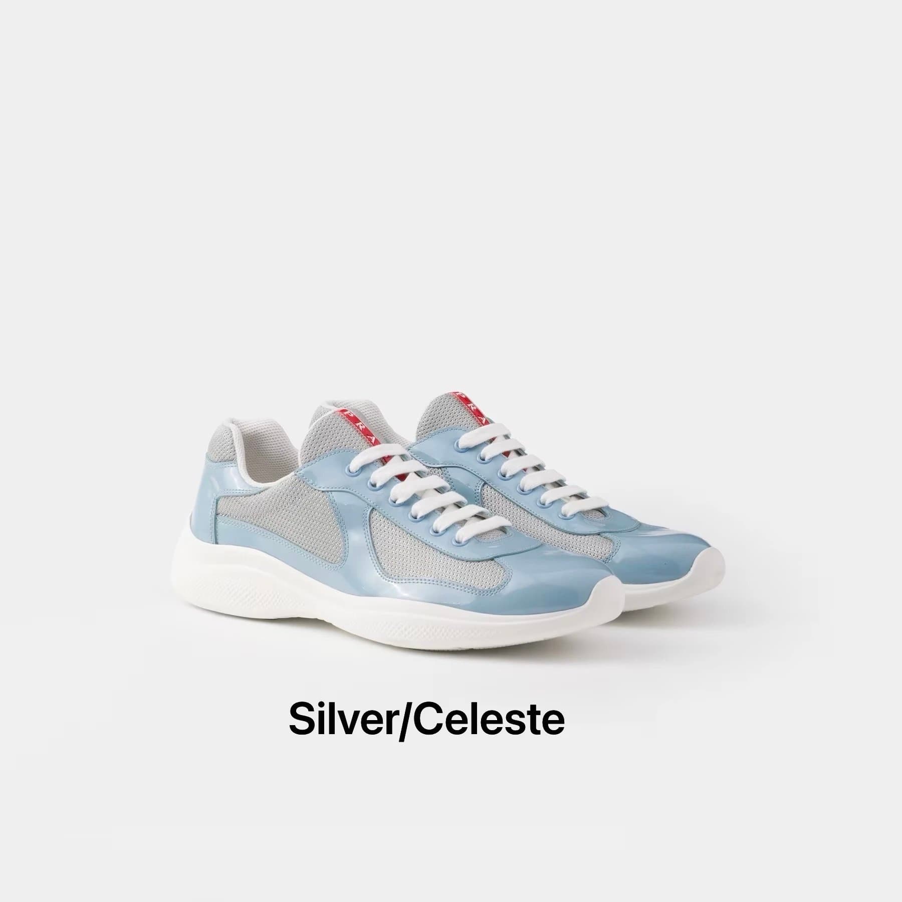 Prada Linea Rossa Sneaker Grey Mesh and Rubber — G829