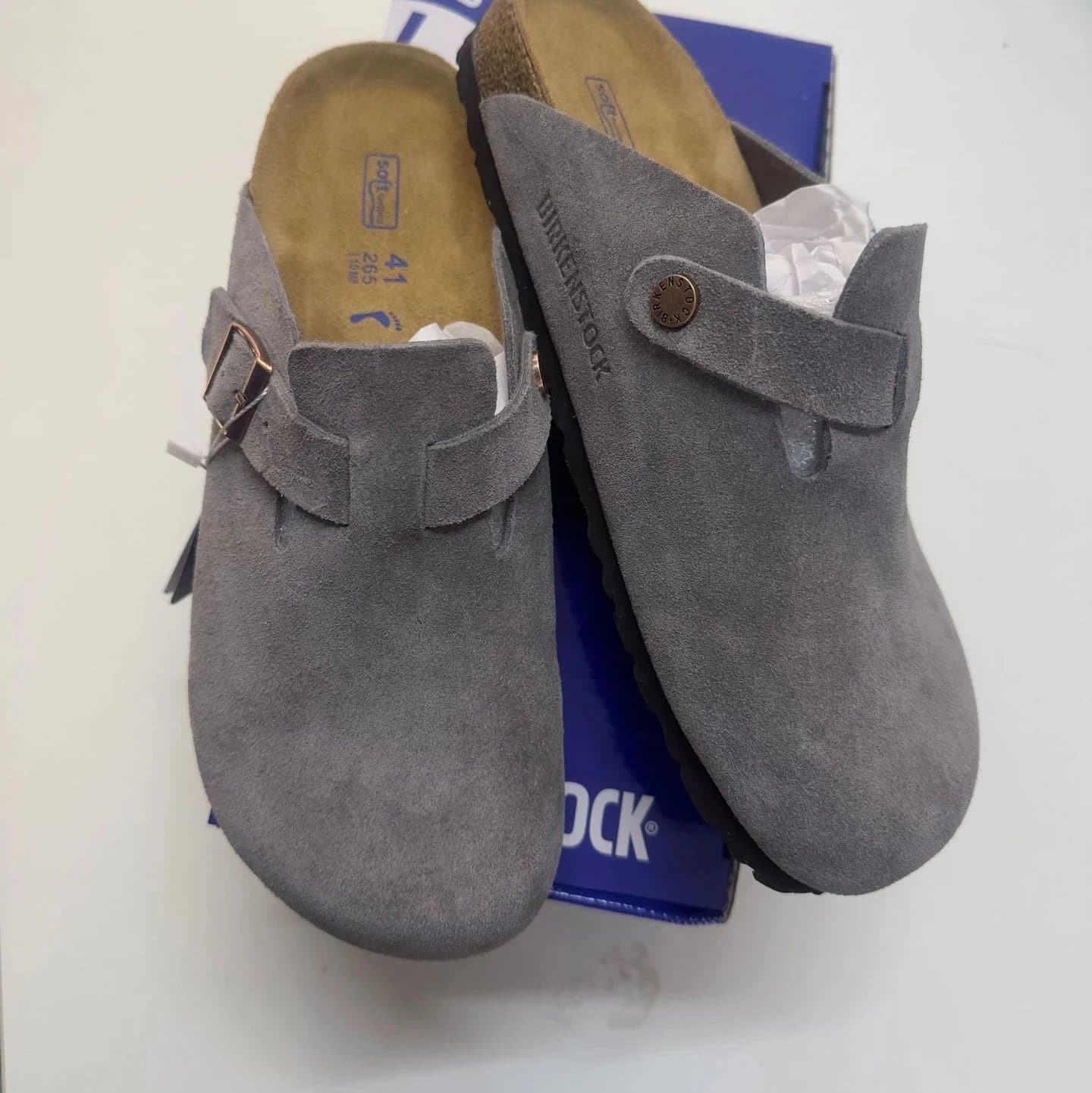 Birkenstock Boston Clog Suede