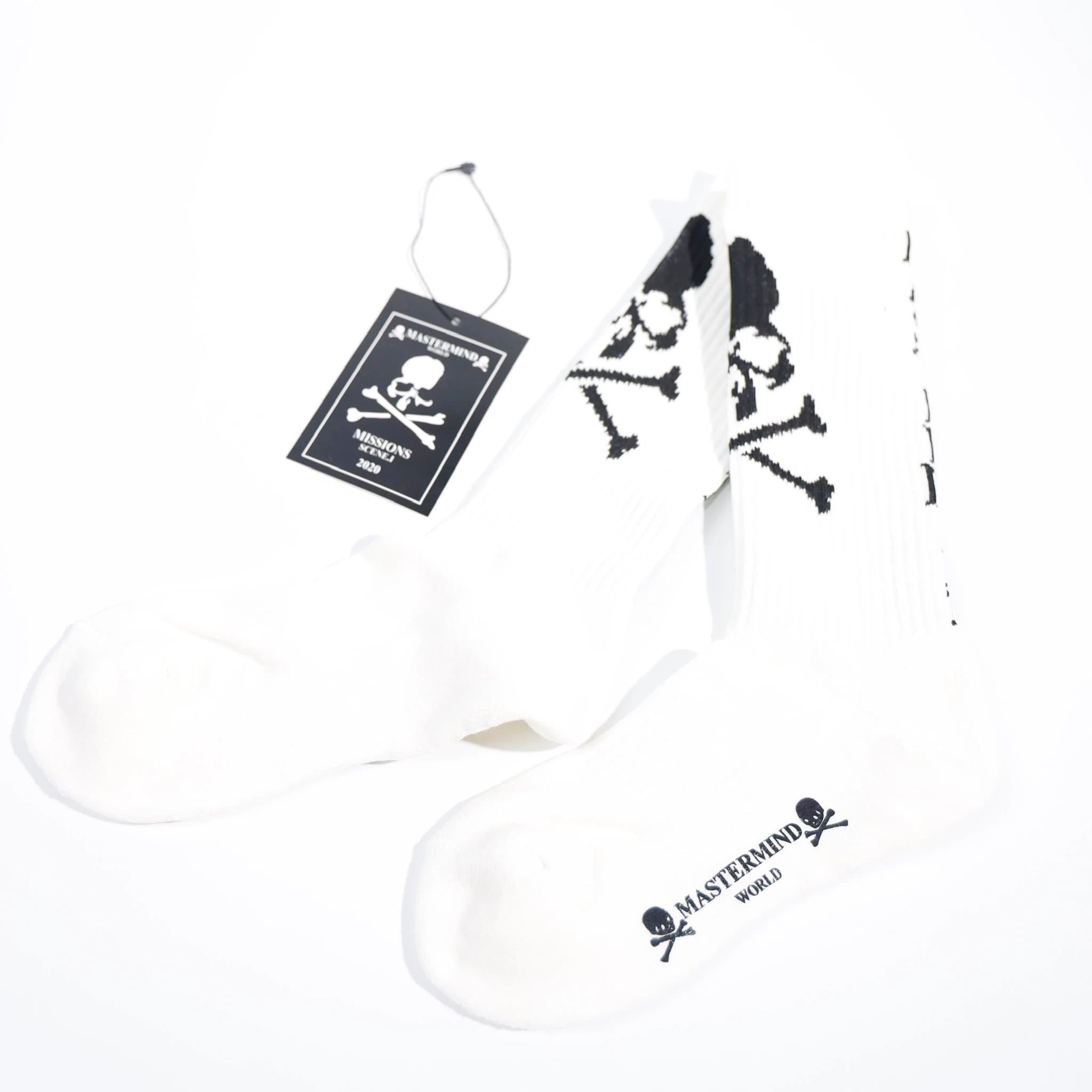 Mastermind Japan Crew Socks Skull & Crossbones