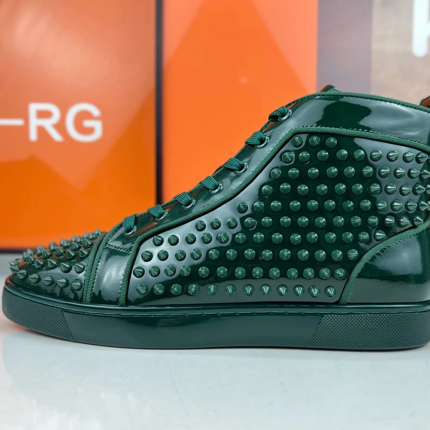Hermès Loafer Smooth Leather with Metal Stud — No.989