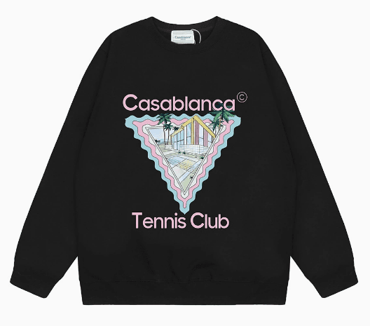 Casablanca Sweatshirt Tennis Club Graphic