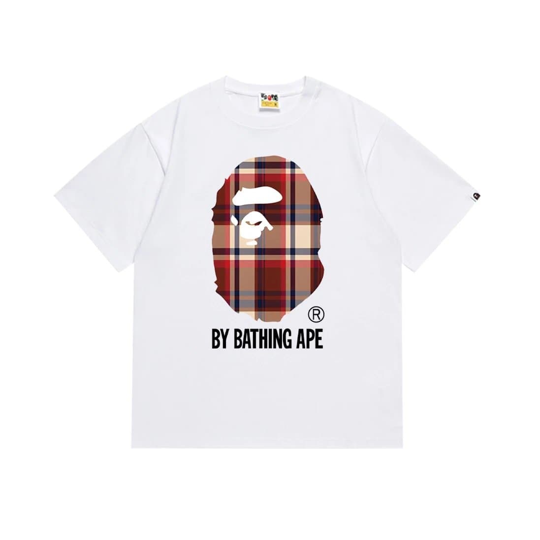BAPE Ape Head Tee Multi Camo Ape — 150 白混色