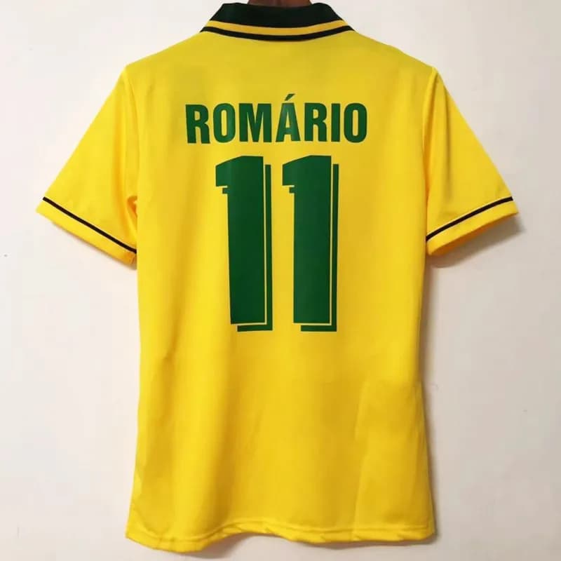 Nike Brazil National Team Jersey Home — 1994主场定制11号球星