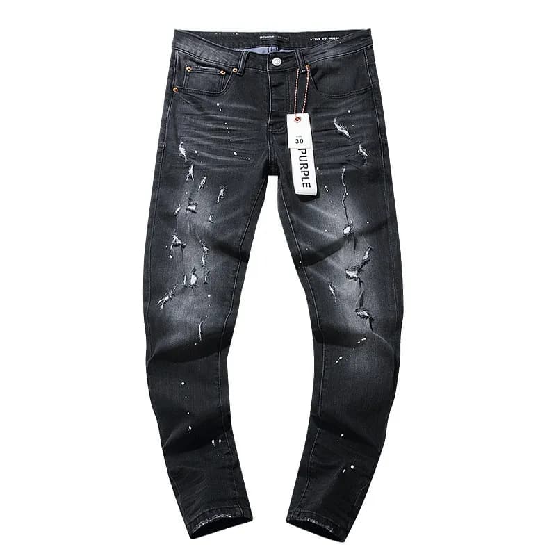 Purple Brand Slim Fit Jeans Black Wash — PU102