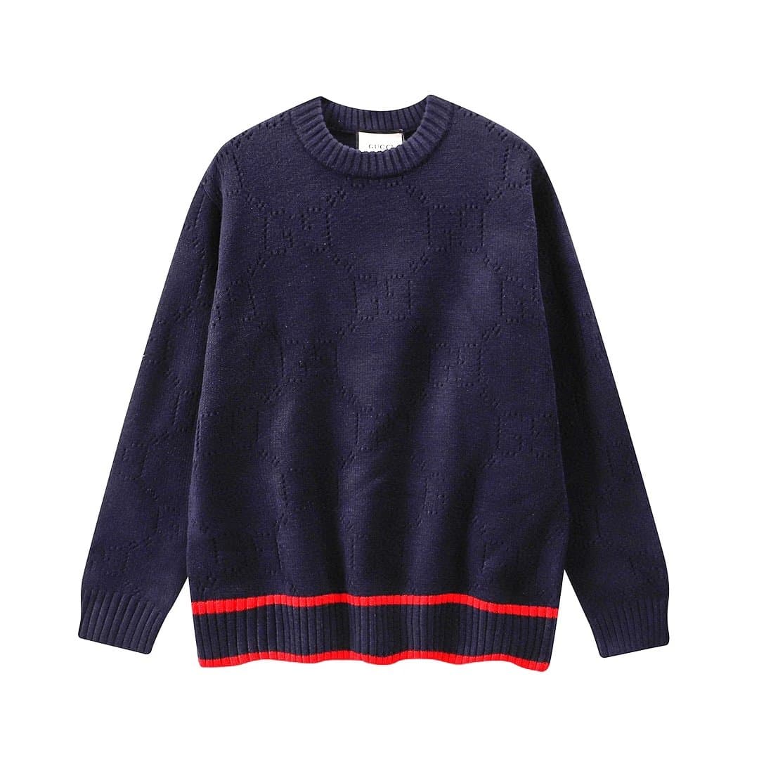 Gucci Knit Sweater GG Monogram Intarsia