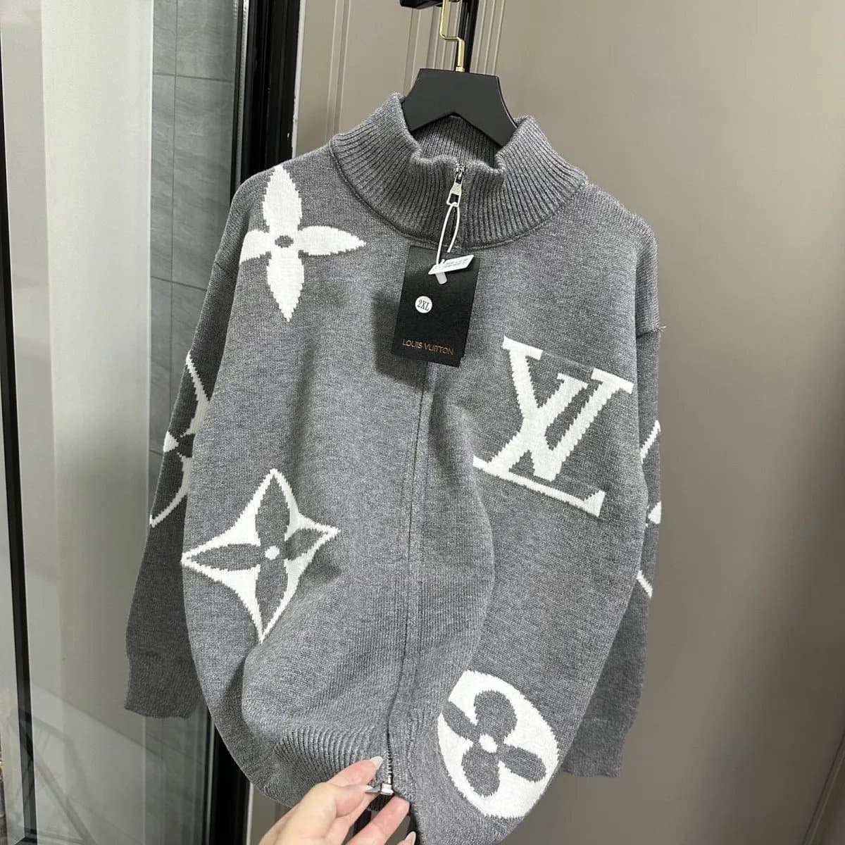 Louis Vuitton Monogram Knit Cardigan Striped Intarsia — LV 30
