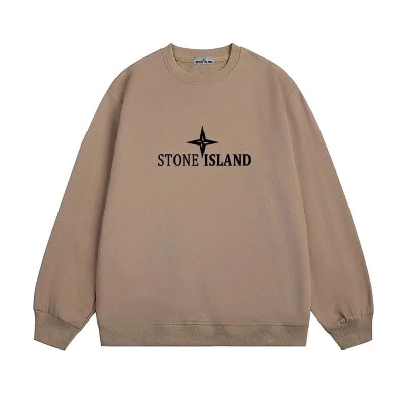 Stone Island Crewneck Sweatshirt Logo Print
