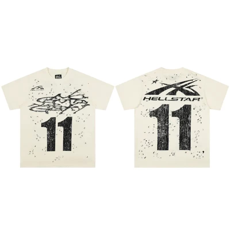 Hellstar Graphic Tee Skull Flame Print — ss3145