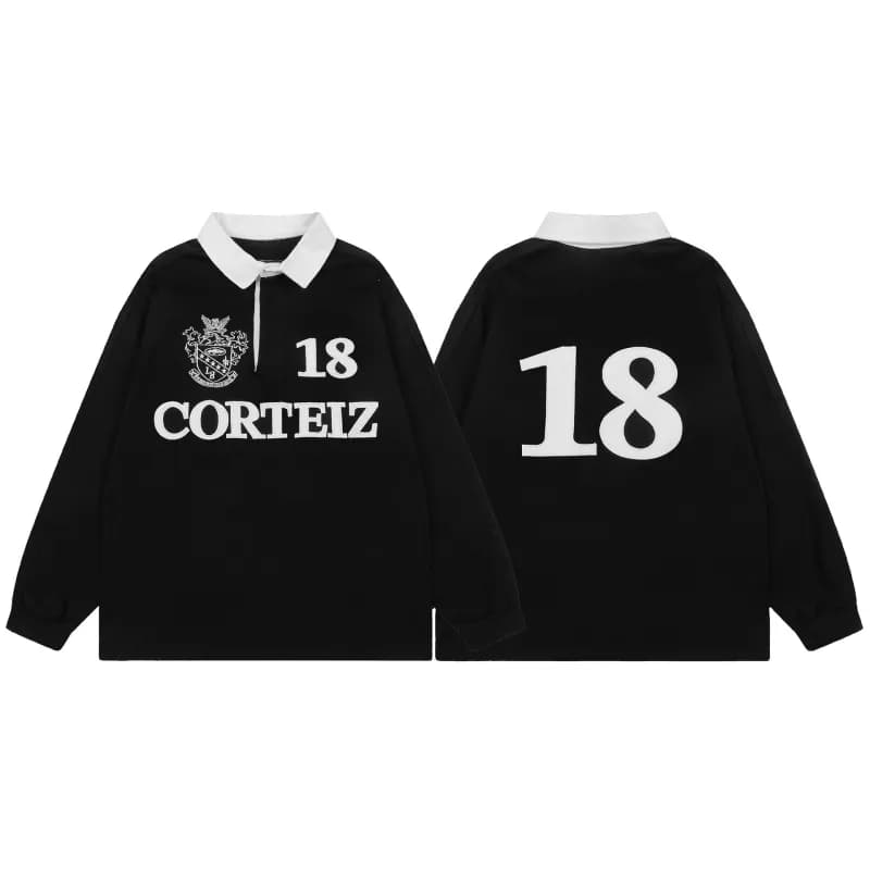 Corteiz T-Shirt Script Logo — 790黑色