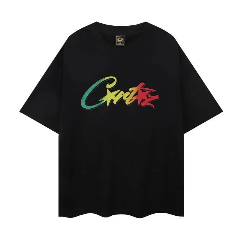 Corteiz Graphic Tee Pink Script Logo — 7