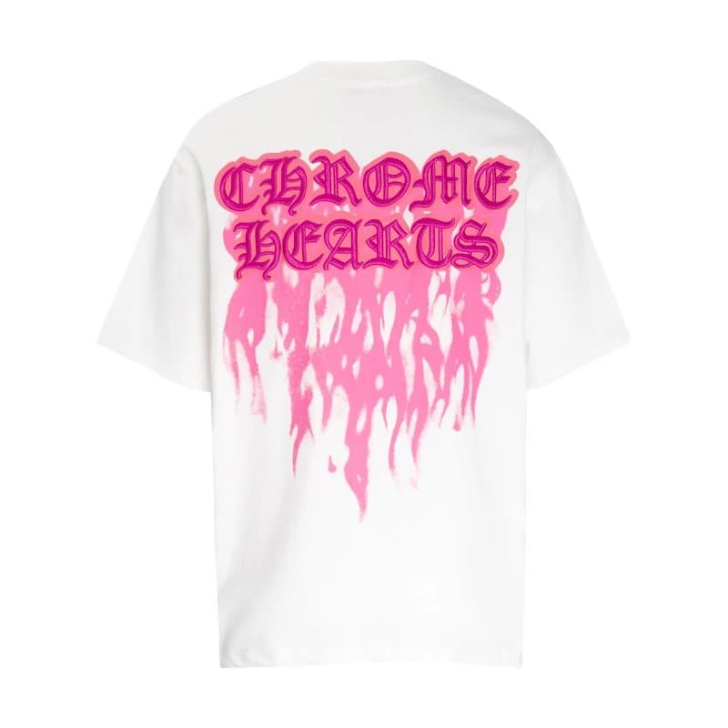 Graphic Tee Chrome Hearts Logo Print