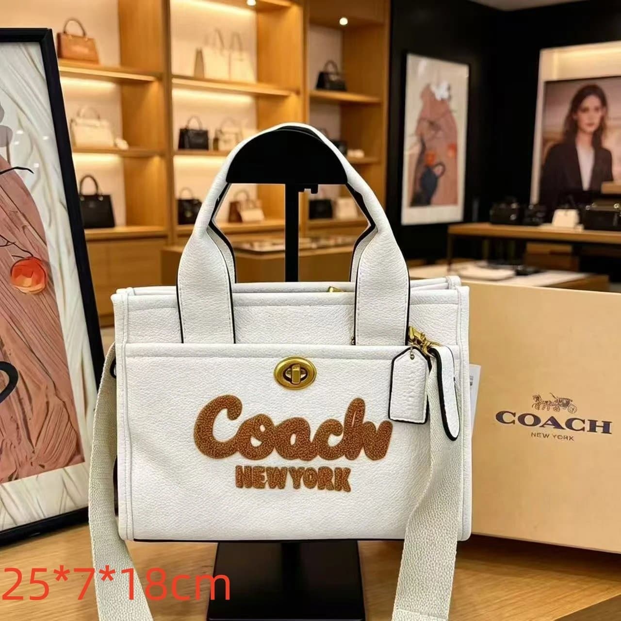Gucci Mini Top Handle Bag GG Supreme Canvas — 35